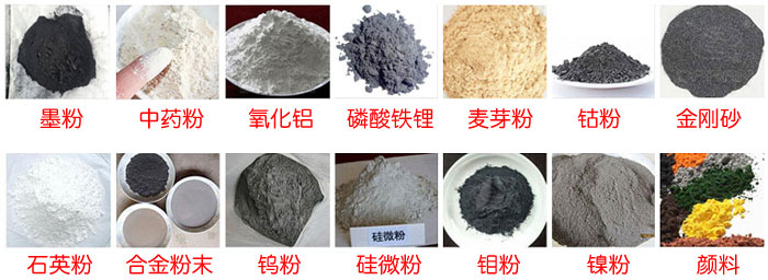 圆形摇摆筛适用物料