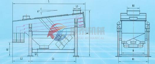 直线振动筛安装图